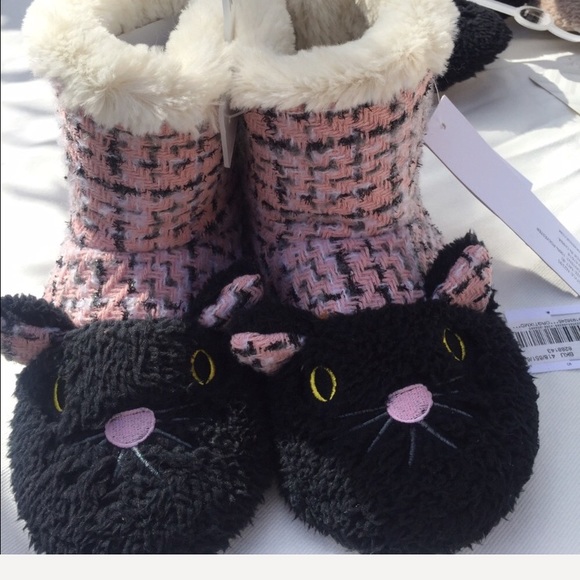 kensie cat slippers